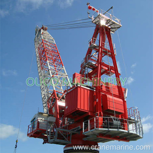 80T Heavy Duty Oil Platform Offshore Crane